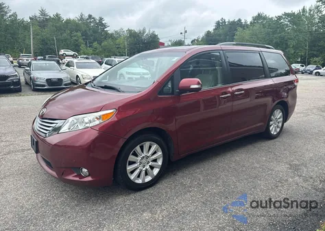 2013 Toyota Sienna Xle/Limited из США, поврежденный, VIN 5TDDK3DC3DS058382